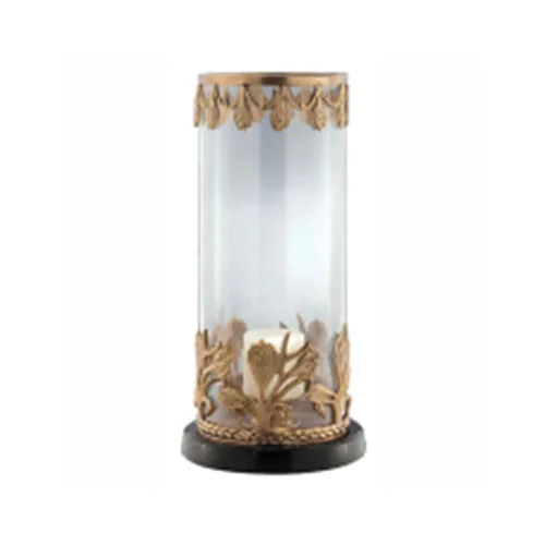 DESROCH DECOR FRENCH LUXURY HURRICANE DECORATIVE CANDLE HOLDER