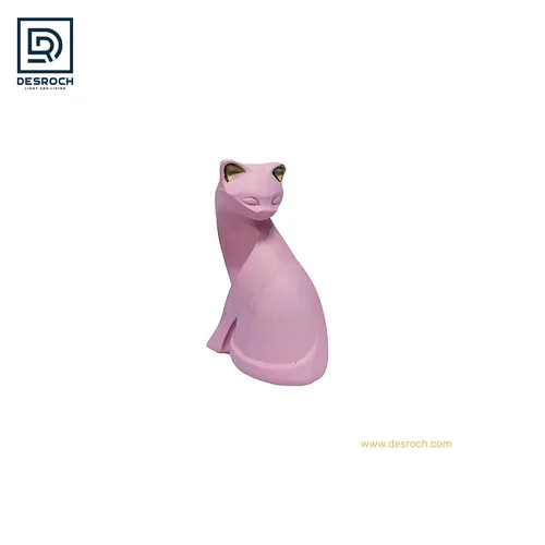 DESROCH DECOR CERMA PURRING CAT FIGURINE
