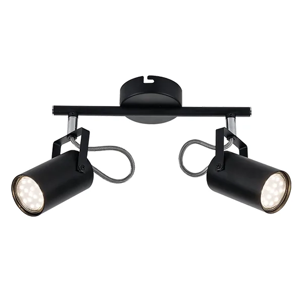 ELMARK IZZY SPOT 2xGU10 BLACK