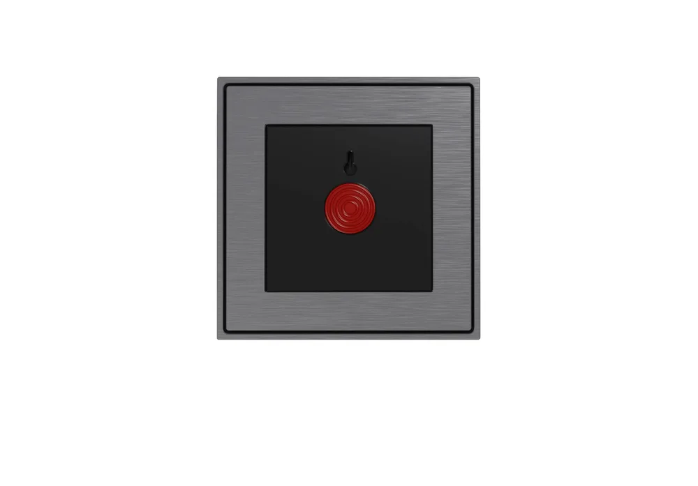 LEXA LEX SOCKET SERIES SPACE GREY+BLACK EMERGENCY BUTTON
