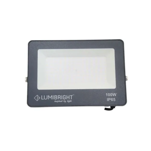 LUMIBRIGHT EIDER 100W 3000K BLACK WITH SAND FLOOD LIGHT IP65