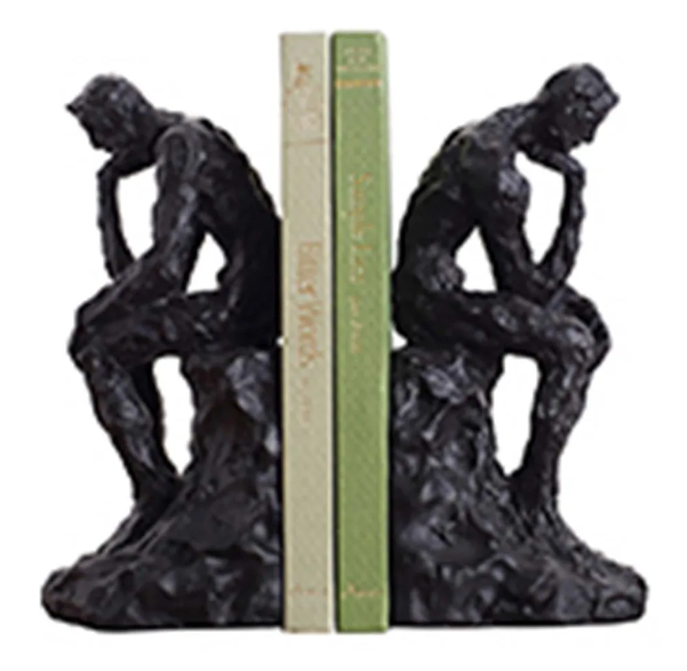 DESROCH DECOR RESIN BLACK BOOK END