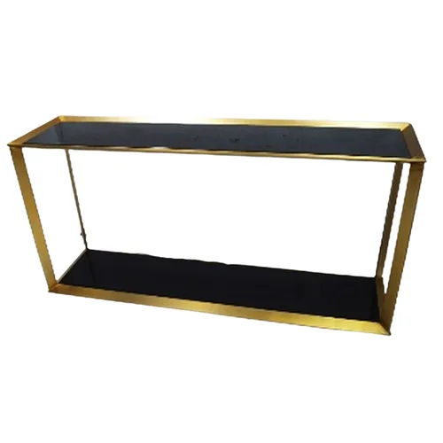 ConsoleTable W/ Black Glass