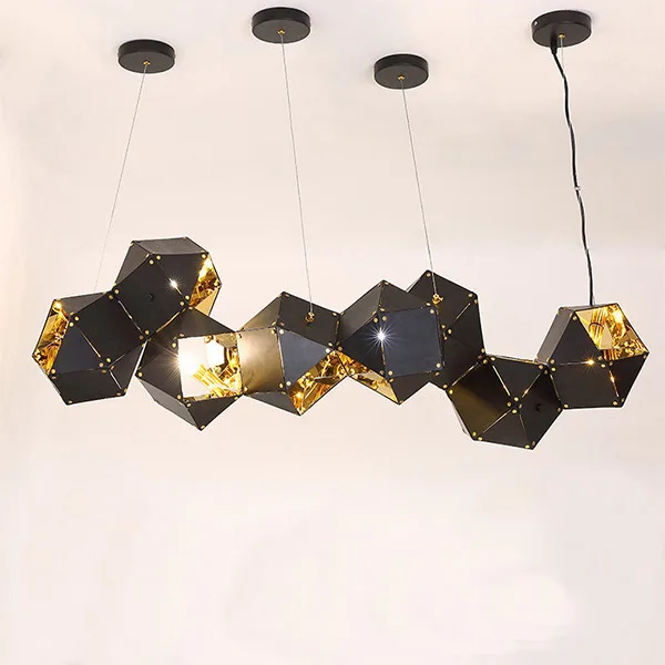 LUMILUCE MODERNO INSPECTAH E14X8 BLACK SUSPENDED LAMP