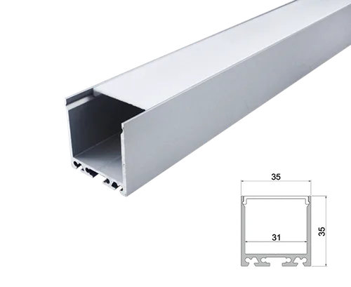 LUMIPRO 35x35x2000mm ALUMINUM SURFACE WITH PENDANT PROFILE