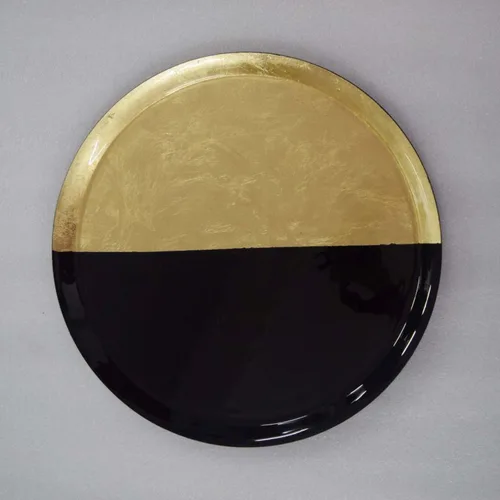 DESROCH DECOR WALL DECOR NOIRO MEDIO WALL PLATTER