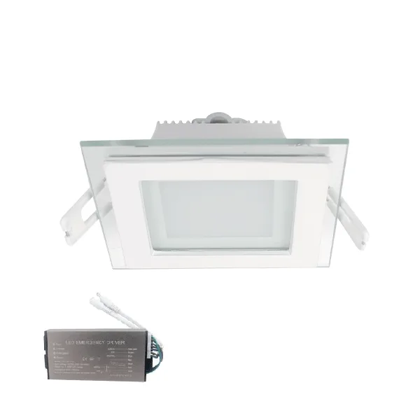 ELMARK LED PANEL SQUARE GLASS 18W 4000-4300K 200X200+EM