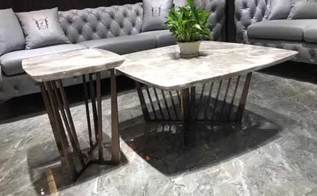 VEROCASA LIVING LUXURY HAWAANA MODERN LUXURY NESTING COFFEE TABLE