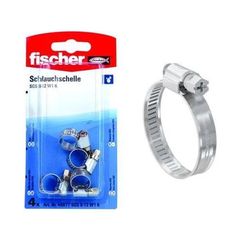 FISCHER 49877 SGS 8 12 W1 K SB-SAMO HOSE CLAMP