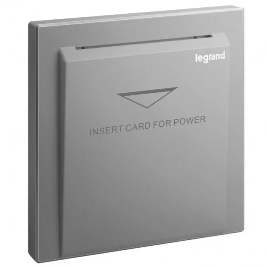 LEGRAND DARK SILVER KEY CARD SWITCH RFID