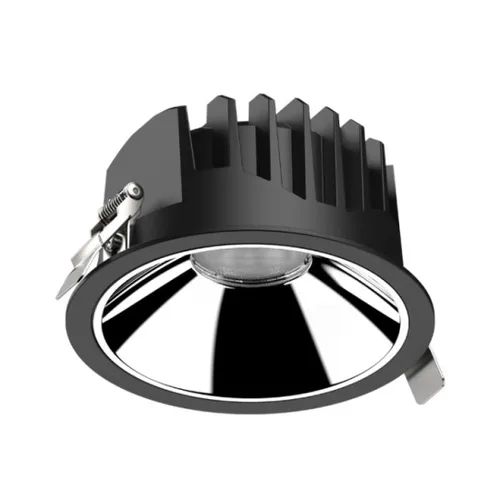 LUMIBRIGHT ESPEJO 18W 2700K BLACK WITH SAND+MIRROR SILVER DOWN LIGHT WITH DRIVER IP20