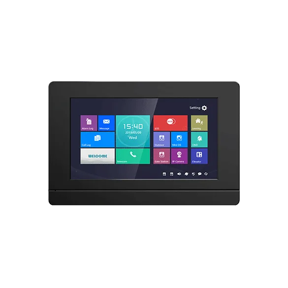LEXALEX-PALEIP Video Intercom7'' Indoor Monitor (24V)LX-IP-INMPT-LP-BK-7"-24V-V4