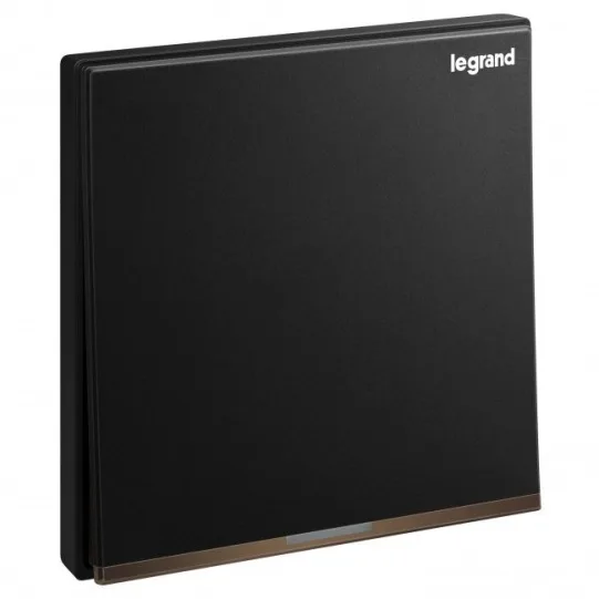 LEGRAND GALION BK 1G 1W 20A DP SW RED LED