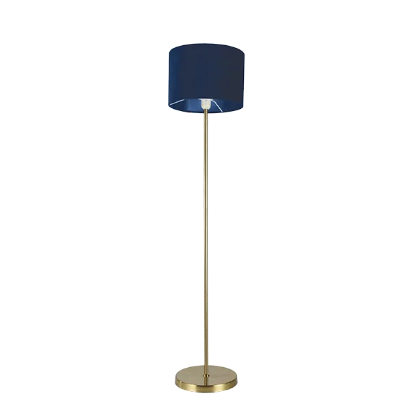 ELMARK FRANCO FLOOR LAMP 1XE27 BRASS/BLUE