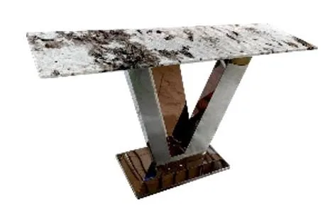 VEROCASA NATURAL MARBLE CONSOLE TABLE