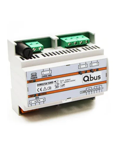 QBUS UNIVERSAL DIMMER DIM02SA/500U