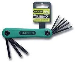 STANLEY 8-PIECES MALE TORX KEY SET T9 - T10 - T15 - T20 - T25 - T27 -
T30 - T40