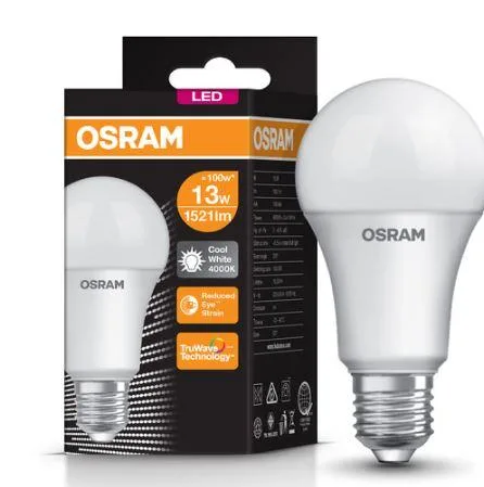 LED VALUE CLAS A 13W 4000K E27 GEN4