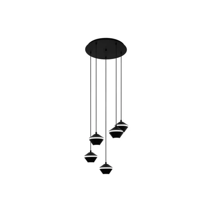 EGLO HL/5 GU10 SCHWARZ/WEISS 'PERPIGO' PENDANT LAMPS