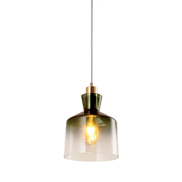 ELMARK ALMA PENDANT 1xE27 GOLD/GREEN