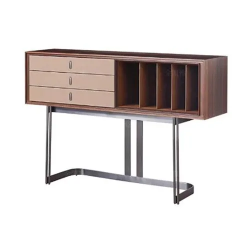 DESROCH EUCALYPTUS LEATHER CABINET