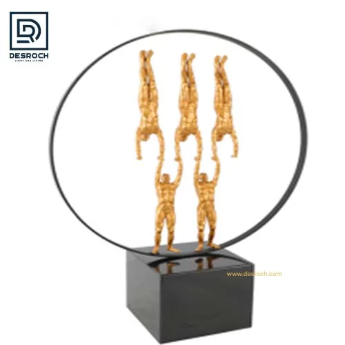 DESROCH DECOR GOLD AND BLACK DECORATIVE OBJECT