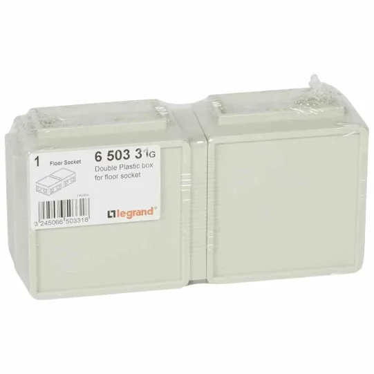 LEGRAND FLOOR BOX.PLAST/FLUSH MOUNT.6M