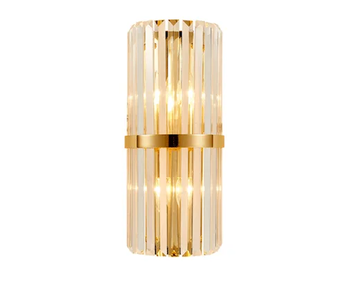 LUMILUCE MODERNO VAUGEN E14x2 GOLDEN+CLEAR WALL LIGHT