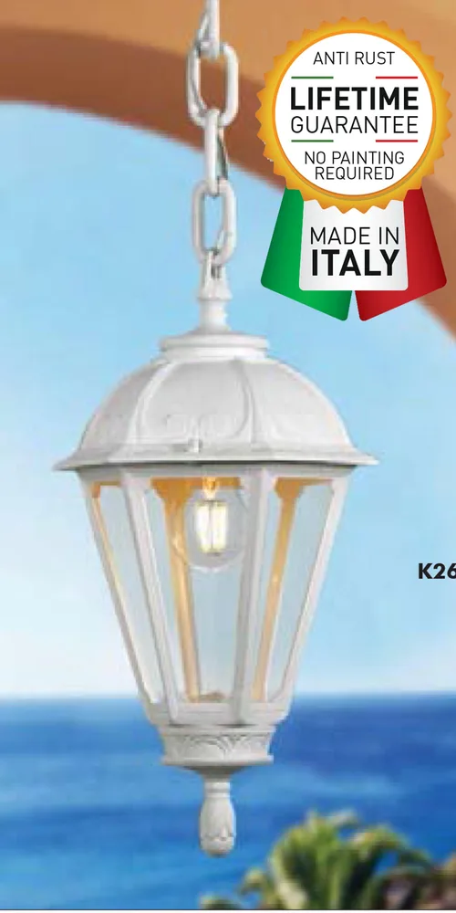 FUMAGALLI SALEM/SICHEM K26.120.WXE27 WHITE PENDANT GARDEN LIGHT