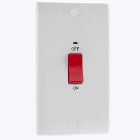 BG Cooker control unit 3x6 horizontal white color