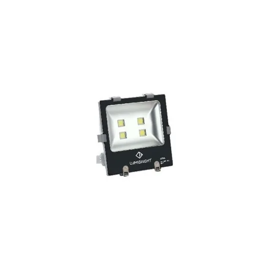 LUMIBRIGHT EIDER 200W 4000K BLACK WITH SAND FLOOD LIGHT IP65