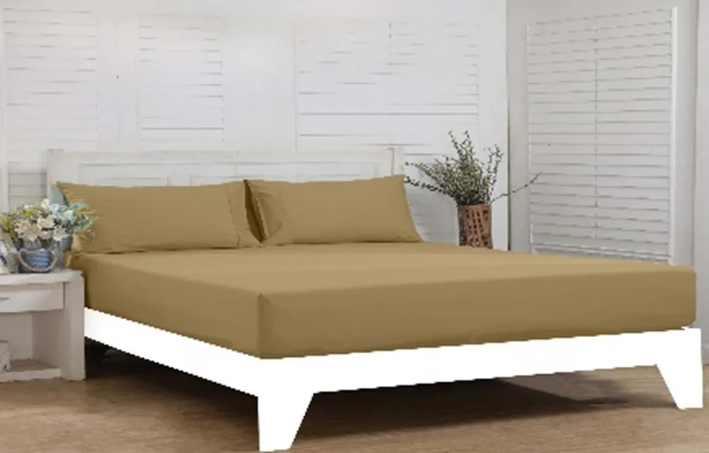 DESROCH ELEGANT COMFORT COTTON STANDARD BED SHEET