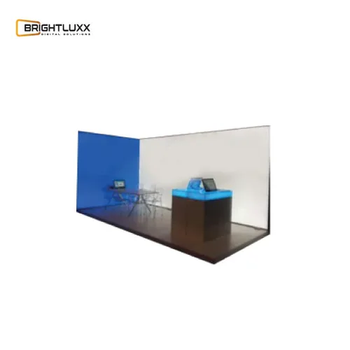 TRADE SHOW BOOTH WITH LIGHT