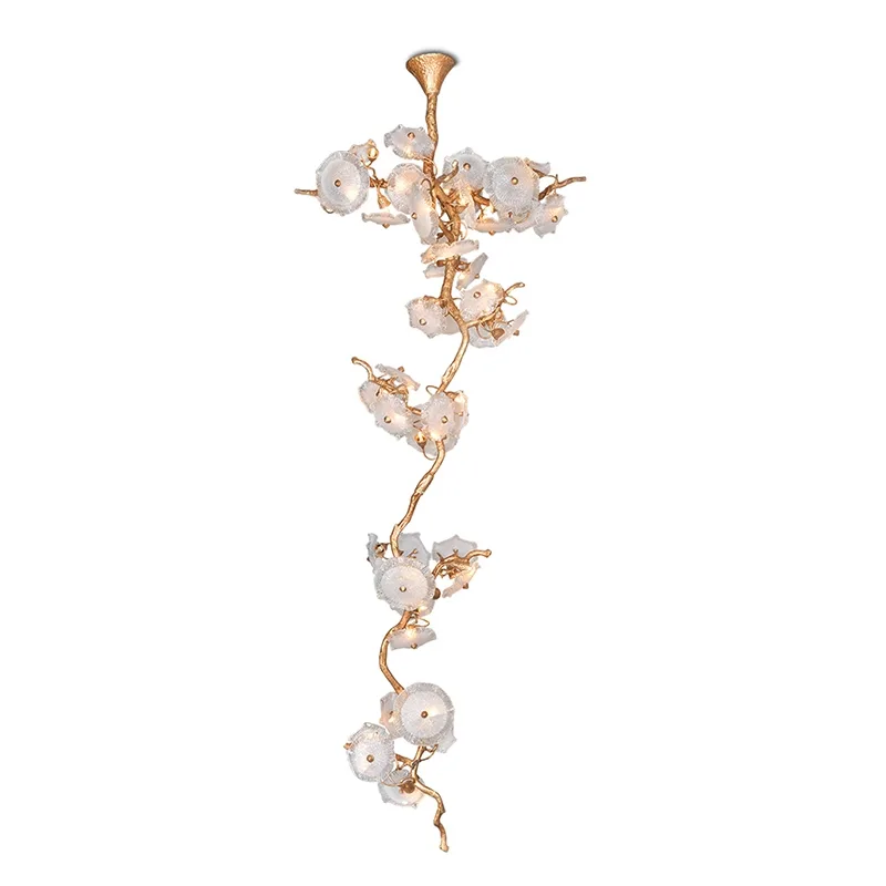 DESROCH G9*32 GOLDEN BROWN CHANDELIERS LIGHTING