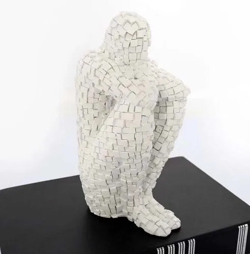 DESROCH DECOR CERAMICO BLANCO FIGURINE