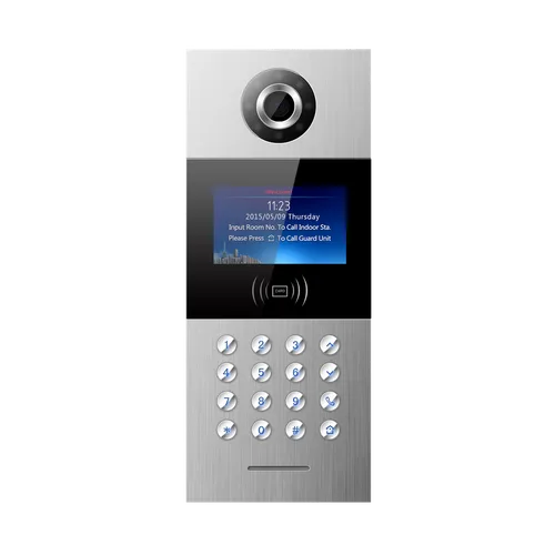 LEXALEX-PALEIP Video Intercom4.3" Face Recognition Outdoor Station(2MP Camera)LX-IP-DRSVD-LP-SL-AL-24V-4.3"-FROS