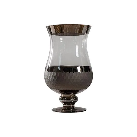 DESROCH DECOR ACCENT VASES & POTS H:40.5 D:23 BLACK CERAMIC
