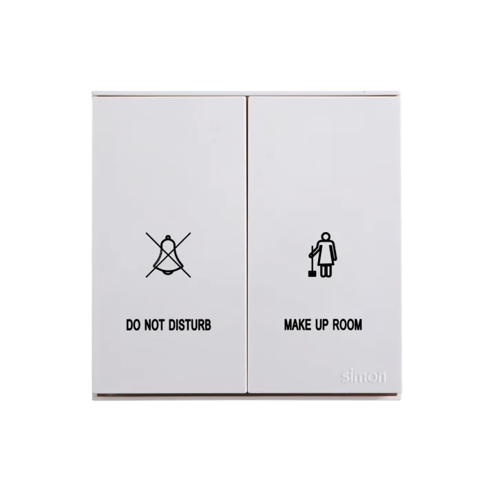 E6 2 GANG 2 WAY SWITCH MODULE WITH "DO NOT DISTURB" & "MAKE UP ROOM"
