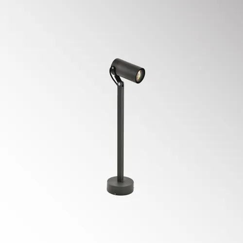 LUMIBRIGHT PIETRO 6W 3000K MATT DARK GREY BOLLARD LIGHT IP65