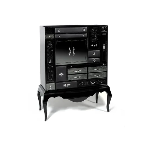VEROCASA LIVING LUXURY JOEL ARANHA GRAY WOLF CABINET
