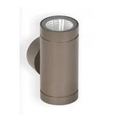 LUMIBRIGHT SPUN SERIES 2X6.5W Ø65X155MM IP65 UP & DOWN LIGHT OUTDOOR WALL LIGHT