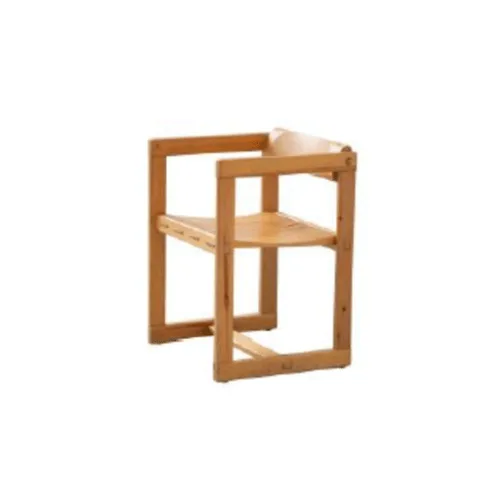 DESROCH ASH WOOD FRAMED CHAIR WITH MODERN OUT COME