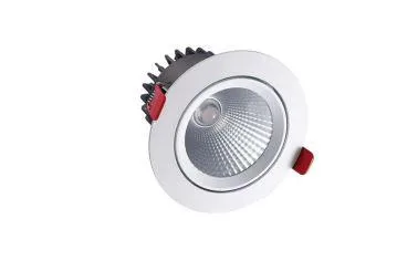 TECHNO LIGHT MARTINO SPOT LIGHT TILTABLE 3000K 15W RECESSED  220V AC DAI-120mm H-90mm CUT-100mm  IP40 WHITE