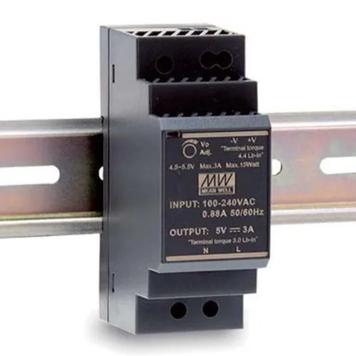 MEAN WELL POWER SUPPLY 30W 12V DC 2A   ULTRA SLIM STEP SHAPE DIN RAIL   