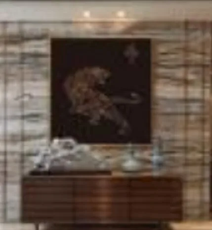 DESROCH ART SWAROSKI CRYSTAL  WALL ART