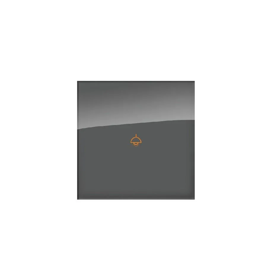 LEXA, WIRELESS, PREMIUM, 1-GANG SMART TOUCH SWITCH, BLACK, GLASS, ZIGBEE