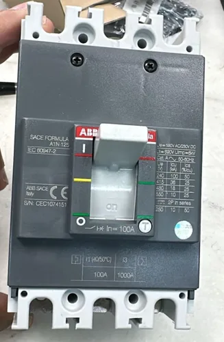 ABB MCCB 3 Pole 100A 35KA A1N 125R1001SDA066731R1 FORMULA 