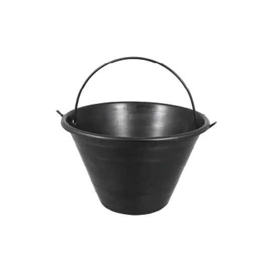 TUFFIX PLASTIC BUCKET BLACK FOR INDUSTRIAL USE