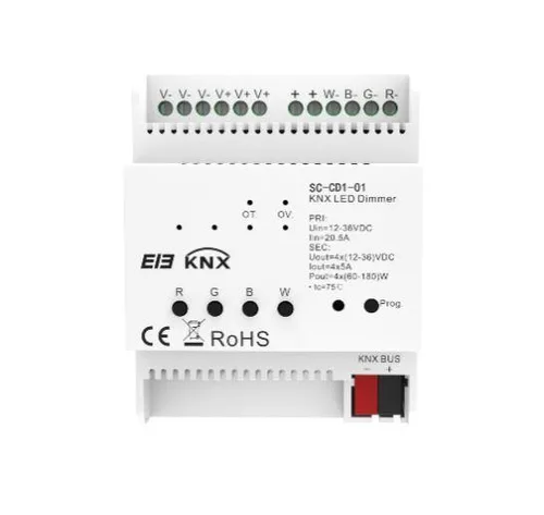 LEXA RAIL MOUNT 4 CHANNEL CONSTANT VOLTAGE DIMMING DRIVE ACTUATOR LKNXA003