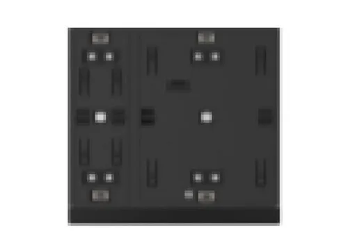 Lexa Essenza Series KNX Waltz Push Button Sensor with Secure, 1-Gang, Module Black